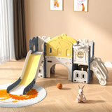 MYTS 6-In-1 Slide Climber With  Basketball Hoop & Tunnel