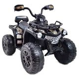 MYTS ATV Quad Kids Ride-On 4-Wheeler Quad Bike 12V - Black