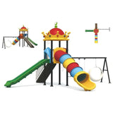 MYTS Active Kids Hub With 3 Swings & 2 Slides