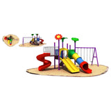 MYTS Activity Playcentre With Slides And 3 Swings