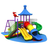 MYTS Activity Playcentre With  Slides & 3 Swings