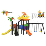 MYTS Adventure Playground With 2 Slides & 3 Swings