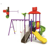 MYTS Adventure Playground With 3 Swings & 2 Slides