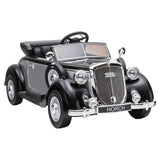 MYTS Authentic Vintage 24V Ride On Car - Black