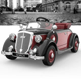 MYTS Authentic Vintage 24V Ride On Car - Red