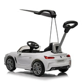 MYTS BMW Z4 Sports Kids Push Car With Shade - White