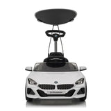 MYTS BMW Z4 Sports Kids Push Car With Shade - White