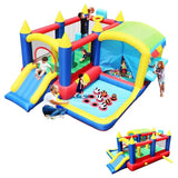 Megastar 7 In 1 Inflatable Sports Fun Bounce House With Slide, Toddler Jump Bouncy Castle With Ball Pit