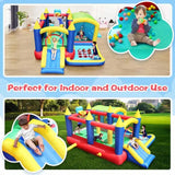 Megastar 7 In 1 Inflatable Sports Fun Bounce House With Slide, Toddler Jump Bouncy Castle With Ball Pit