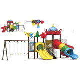MYTS Dare Deluxe Playset With 3 Swings & 3 Slides
