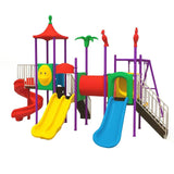 MYTS Deluxe Playset With 3 Swings & 3 Slides