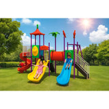 MYTS Deluxe Playset With 3 Swings & 3 Slides