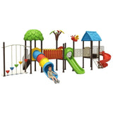 MYTS Devilish Bright & Safe Play Deck With 3 Slides & Climbing Range