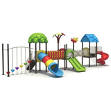 MYTS Devilish Bright & Safe Play Deck With 3 Slides & Climbing Range
