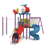 MYTS Discovery Playland With 3 Swings, 2 Slides & Climber