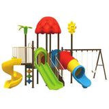 MYTS Dome Mega Play Zone With 3 Slides & 3 Swings