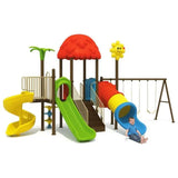 MYTS Dome Mega Play Zone With 3 Slides & 3 Swings
