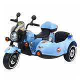 MYTS Electric 2 seater Motorcycle W/ Side Car for Kids - Blue