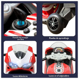 MYTS Electric Ducati Sport Bike For Kids 12V - Red