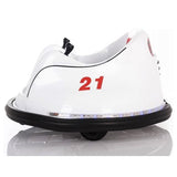 MYTS Electric Kids Ride-On Bumper Car 6V - White