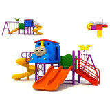 MYTS Engine Run Deluxe Playset With 2 Swings & 2 Slides