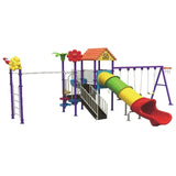MYTS Explorer Tower With 3 Swings, 2 Slides & Climbing Range