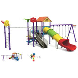 MYTS Explorer Tower With 3 Swings, 2 Slides & Climbing Range