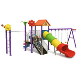MYTS Explorer Tower With 3 Swings, 2 Slides & Climbing Range