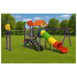 MYTS Explorer Tower With 3 Swings, 2 Slides & Climbing Range