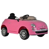 MYTS Fiat 500 Girls Ride-On Car - Pink