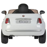 MYTS Fiat 500 Kids Ride-On Car - White