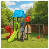 MYTS Fun Backyard Park With 2 Swings & 2 Slides