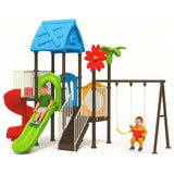 MYTS Fun Backyard Park With 2 Swings & 2 Slides