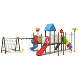 MYTS Fun Park With 3 Slides, 2 Swings & Climbing Range