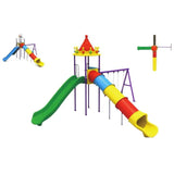 MYTS Fun Park With Swings & 2 Long Slides