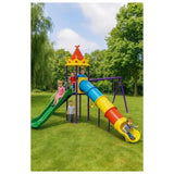 MYTS Fun Park With Swings & 2 Long Slides