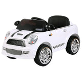 MYTS Hatchback Cooper Style Kids Ride-On Car 6V - White