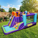 MYTS Kids Inflatable Bounce House With Slide