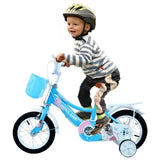 MYTS JNJ Kids Bicycle 12-inch With Basket - Light Blue