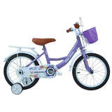 MYTS JNJ Kids Bicycle With  Basket 16-inch - Purple