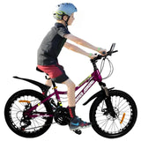 MYTS JNJ Sports Kids Bicycle 20-inch - Black/Purple