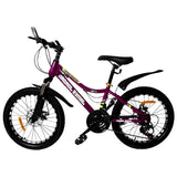 MYTS JNJ Sports Kids Bicycle 20-inch - Black/Purple