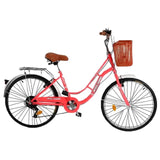 MYTS JNJ Sports Kids Bicycle With  Basket 24-inch - Red