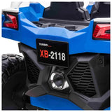 MYTS Kids 12V Police UTV Buggy Electric Rideon - Blue