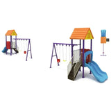 MYTS Kids Active Hub With 3 Swings & 1 Slide