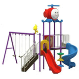 MYTS Kids Adventure Playground With 3 Swings & 2 Slides