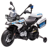 MYTS Kids BMW Polize Electric Bike - White