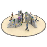 MYTS Kids Backyard Rock Climber Series - Grey