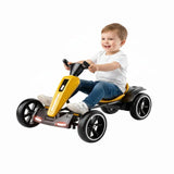 MYTS Kids Dual Motor Electric Go Kart 12V - Yellow