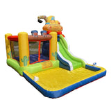 MYTS Kids Inflatable Water Park With Slide, Bouncy Area And Splash Pool